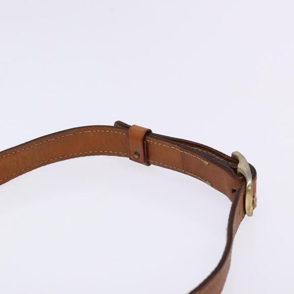 CELINE Macadam Canvas Shoulder Bag Beige Gold - Picture 8 of 12